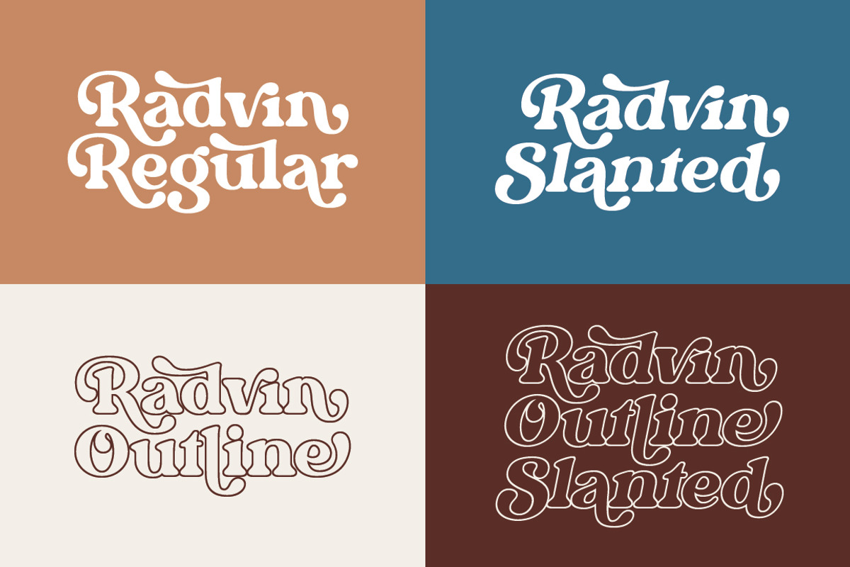 Radvin – Bold Retro Display Font, a Serif Font by Typebae (Photo 2 of 13)