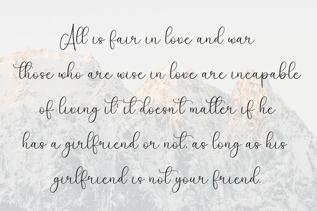 Romantic Signature | Script Font, a Handwritten Font by Scratchones (Photo 6 of 9)