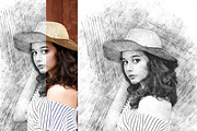 Modern Pencil Sketch PS Action, an Action Add-On by MRI STUDIO (Thumbnail 29 of 31)