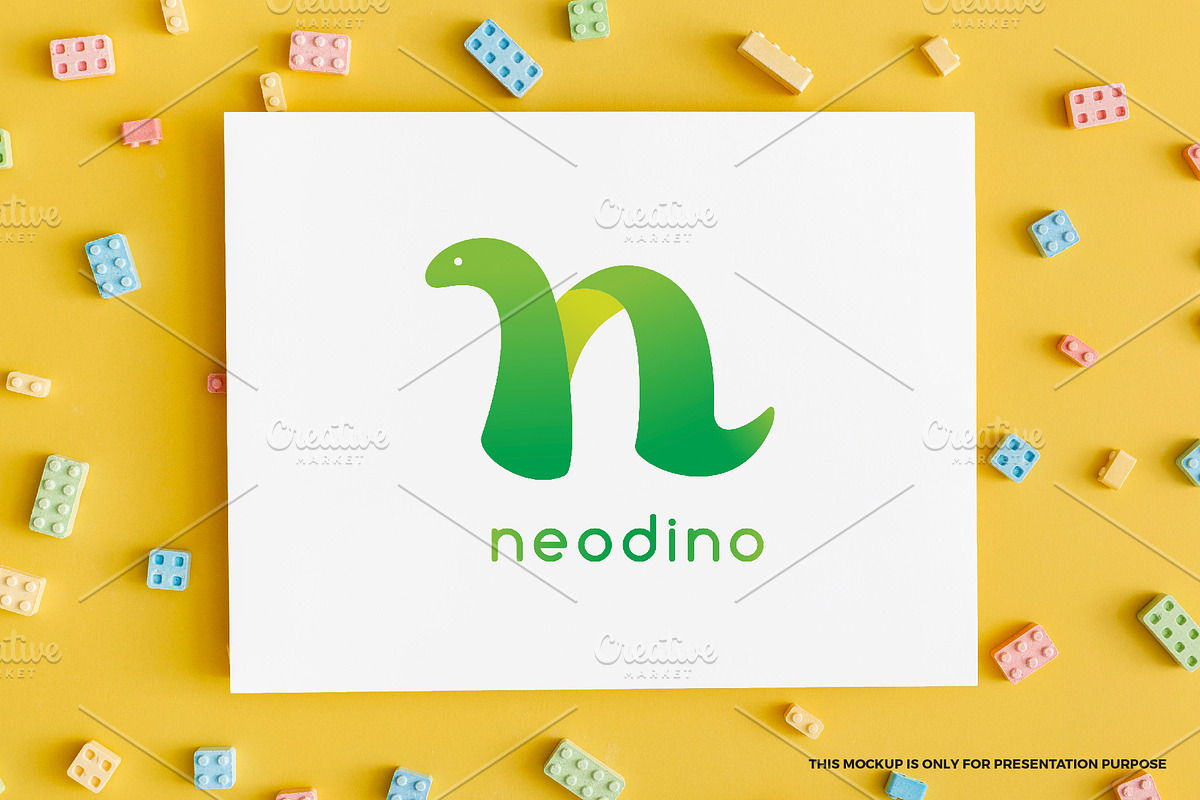 Neodino logo, a Branding & Logo Template by MuzaInspires (Photo 3 of 3)