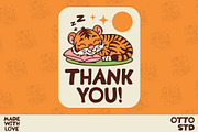 Cute Tiger Cartoon, an Animal Illustration by Otto.std (Thumbnail 4 of 4)