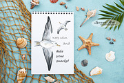 Seagulls Clipart Set, an Animal Illustration by Leonaa art (Thumbnail 3 of 10)