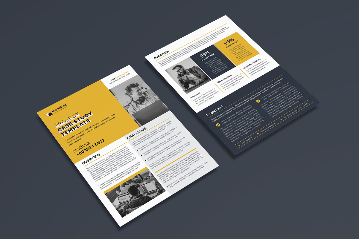 Corporate Business Case Study, a Flyer Template by creative-mint (Photo 6 of 7)