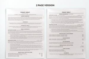 Resume Templates ATS Simple Design