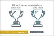 Minimal achievement icons, an Outline Icon by Picture Window (Thumbnail 4 of 5)