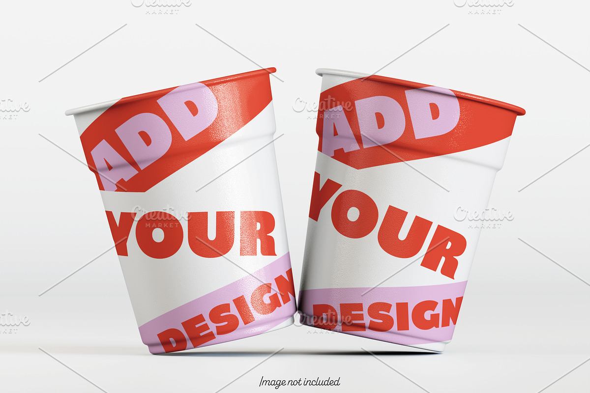 Cup plastic mockup bundles V1, a Packaging Mockup by Ambo Ampeng (Photo 16 of 19)