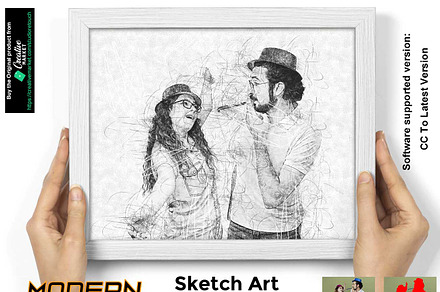 Modern Sketch Art Photoshop Action