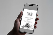 Halloween Canva Invitation - Ref 01, a Marketing Template by BloomToLife By Dona (Thumbnail 3 of 3)