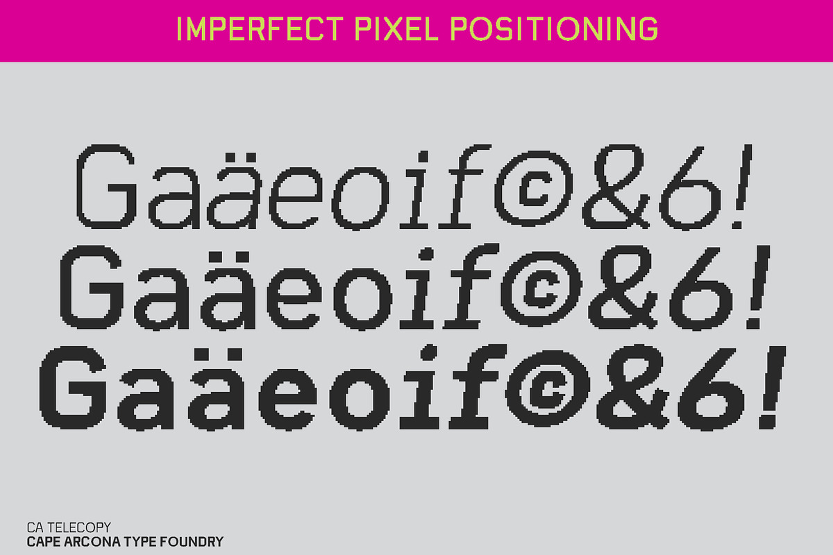 CA Telecopy A, a Sans Serif Font by Cape Arcona Type Foundry (Photo 7 of 15)