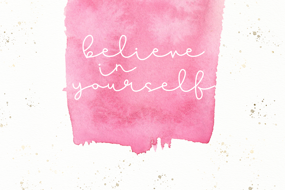 Blushed - Handwritten Script Font preview 2