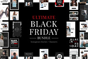 Ultimate Black Friday Social Media, a Social Media Template by MinimalStudioCo (Thumbnail 1 of 67)