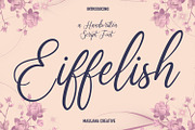 Eiffelish Script Font, a Script Font by Maulana Creative (Thumbnail 1 of 10)