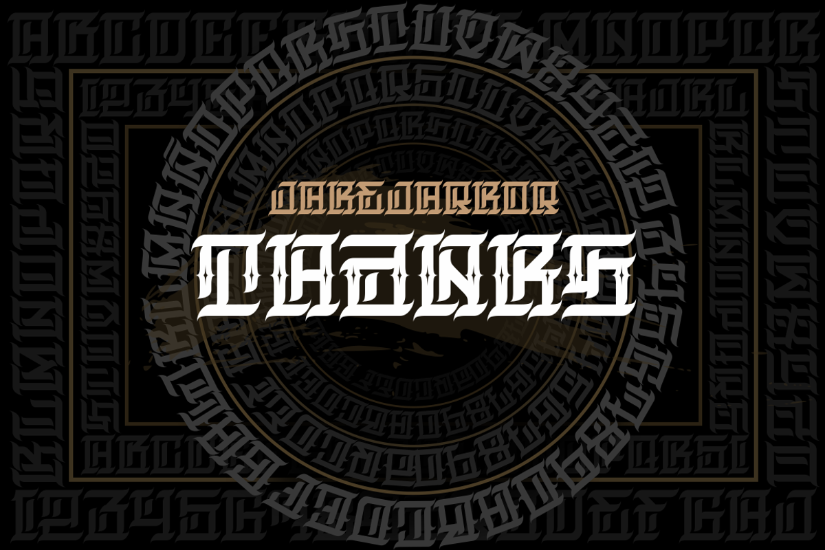 SÁDICO, a Blackletter Font by jakejarkor (Photo 5 of 5)