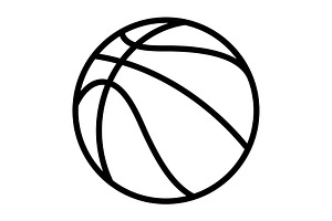 Basketball play black icon, an Outline Icon by Creative priyanka