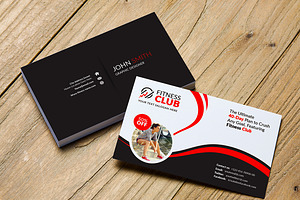 Fitness Business Card Template