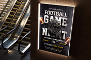 American Football Game Flyer, a Flyer Template by Basez Flyers (Thumbnail 4 of 4)