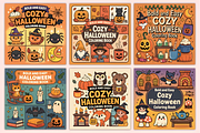 Bold Easy Cozy Halloween Coloring, a Seasonal Illustration by Coco Bloom (Thumbnail 3 of 3)