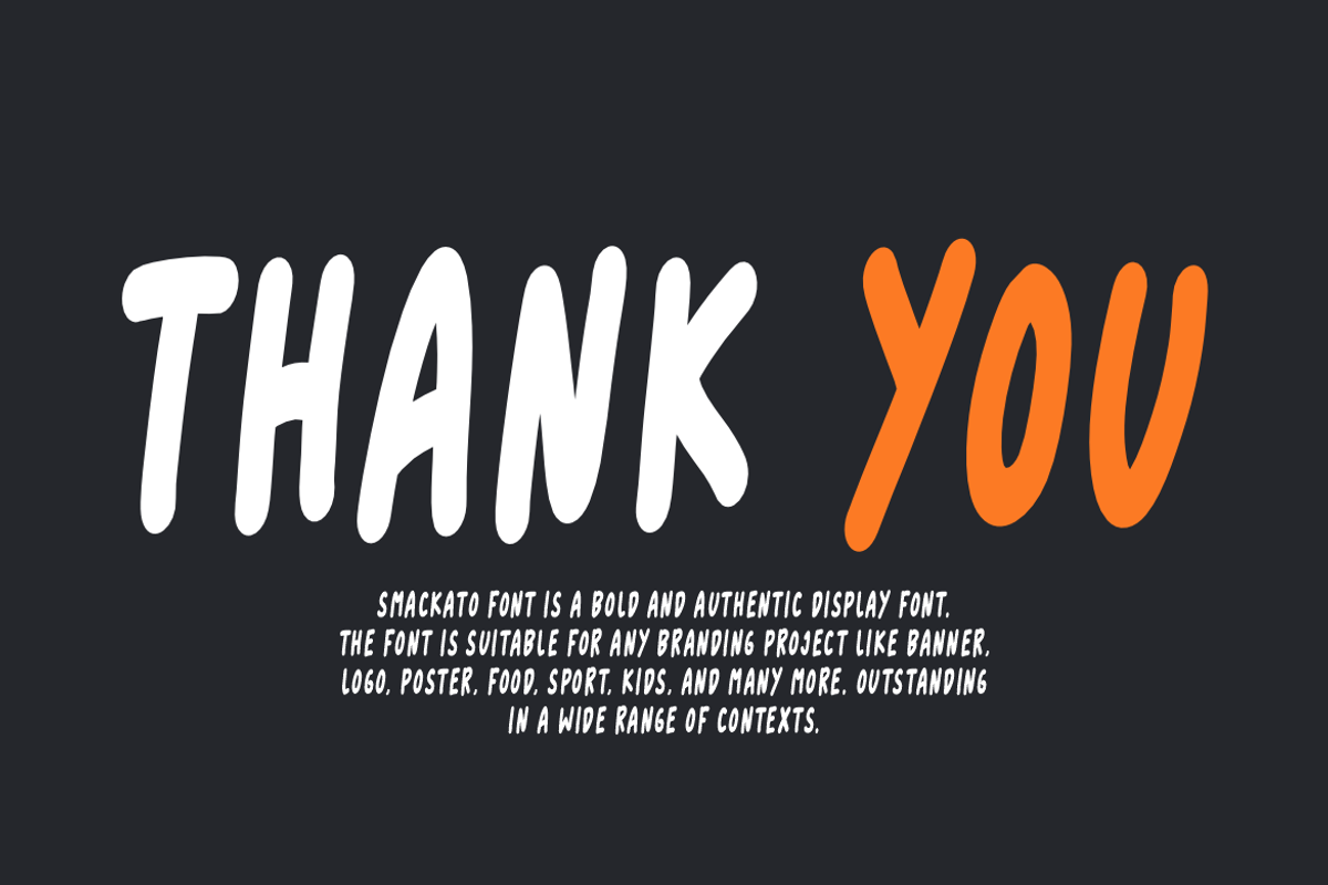 Smackato - Brush Font, a Handwritten Font by QR Design Studio (Photo 7 of 7)