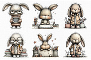 Whimsical Back to School Bunny PNG, an Animal Illustration by Libby Wishes (Thumbnail 4 of 5)