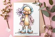 Whimsical Happy Easter PNG Clipart, an Illustration by RobertsArt (Thumbnail 5 of 5)