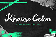 Khatez Celon - Brush Handwritten, a Handwritten Font by Dhabee (Thumbnail 1 of 7)