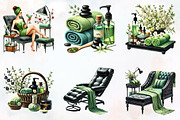 Spring spa day clipart, an Illustration by RobertsArt (Thumbnail 4 of 7)