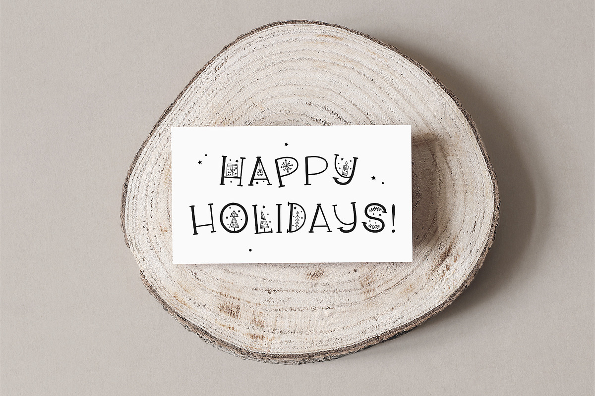 Christmas Bliss. Display Font, a Serif Font by DearLetters (Photo 6 of 7)