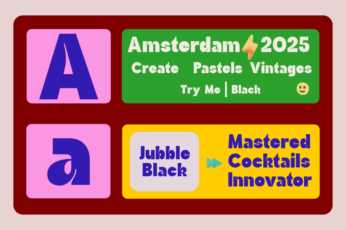 Jubble, a Font by Zafiratype (Photo 2 of 8)