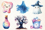 Pastel Halloween Clipart, an Illustration by Dream Creation (Thumbnail 6 of 7)