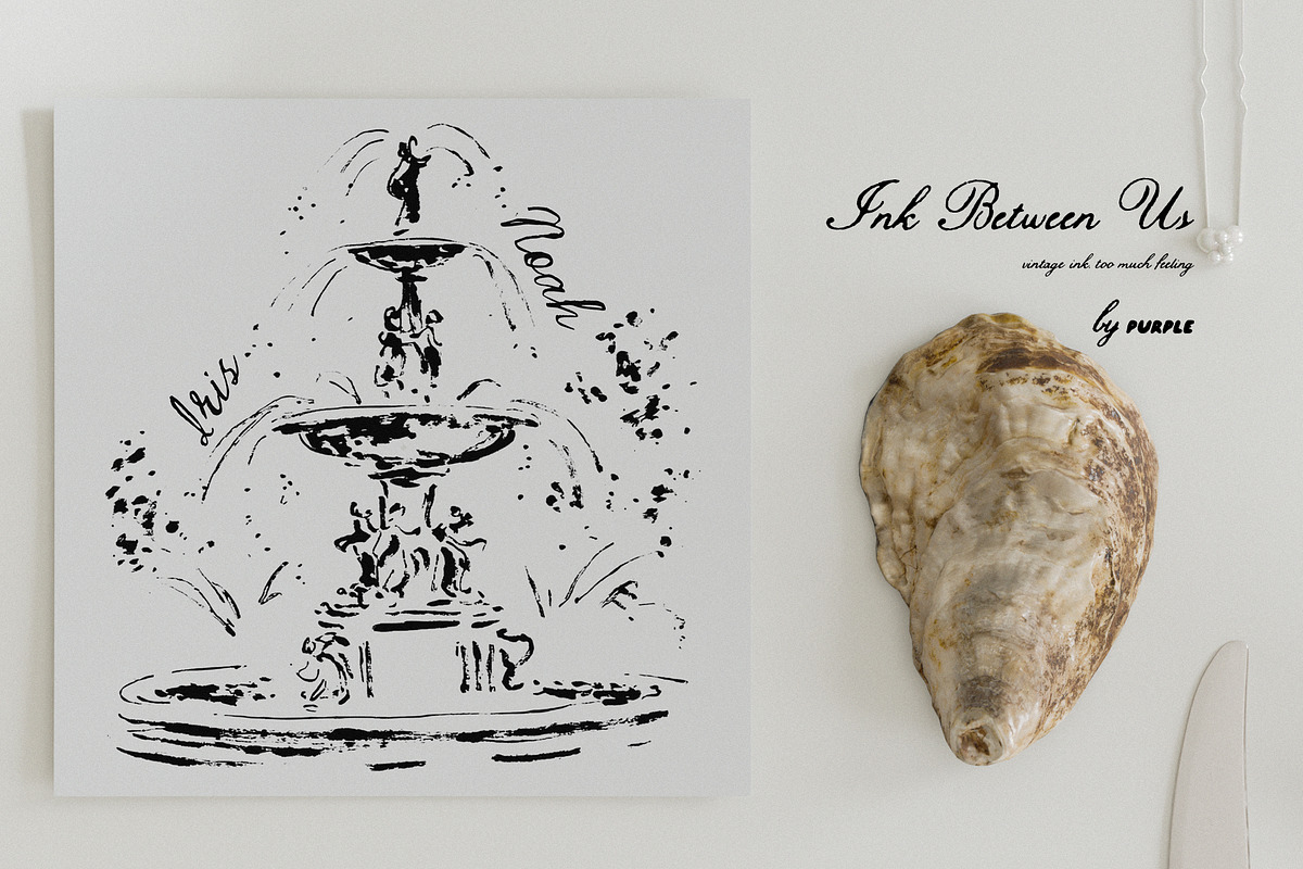 Ink Between Us - Romantic Line Art, a Decorative Illustration by Purple (Photo 12 of 17)