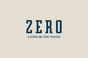 Zero, a Slab Serif Font by Studio One Four (Thumbnail 1 of 5)