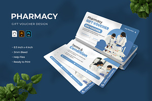 Pharmacy - Gift Voucher, a Design Template by VUNIRA