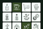 Russian Doodle Icon, an Outline Icon by Vectors Market (Thumbnail 7 of 8)