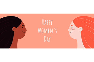 Diverse beautiful women, girls 8, an Illustration by sceptical cactus