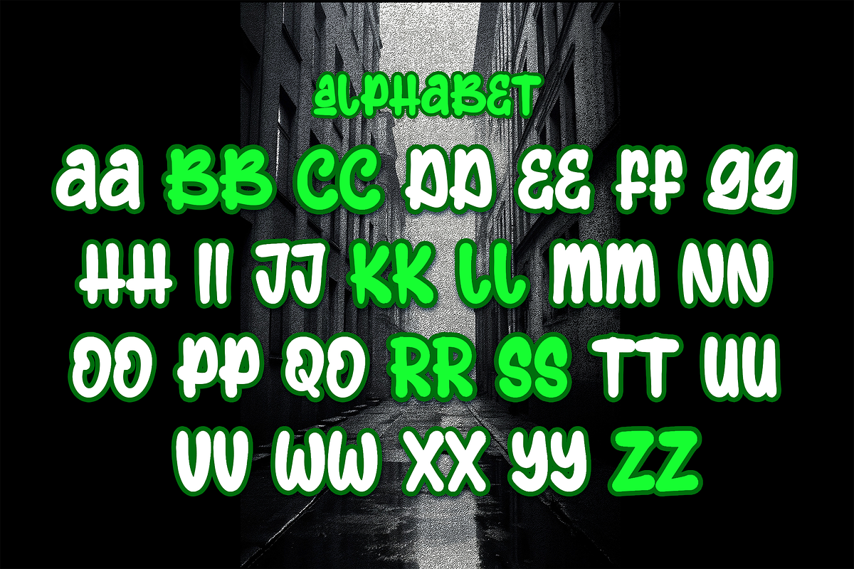Crusher Croock Marker Graffiti Displ, a Handwritten Font by dansdesign (Photo 6 of 8)