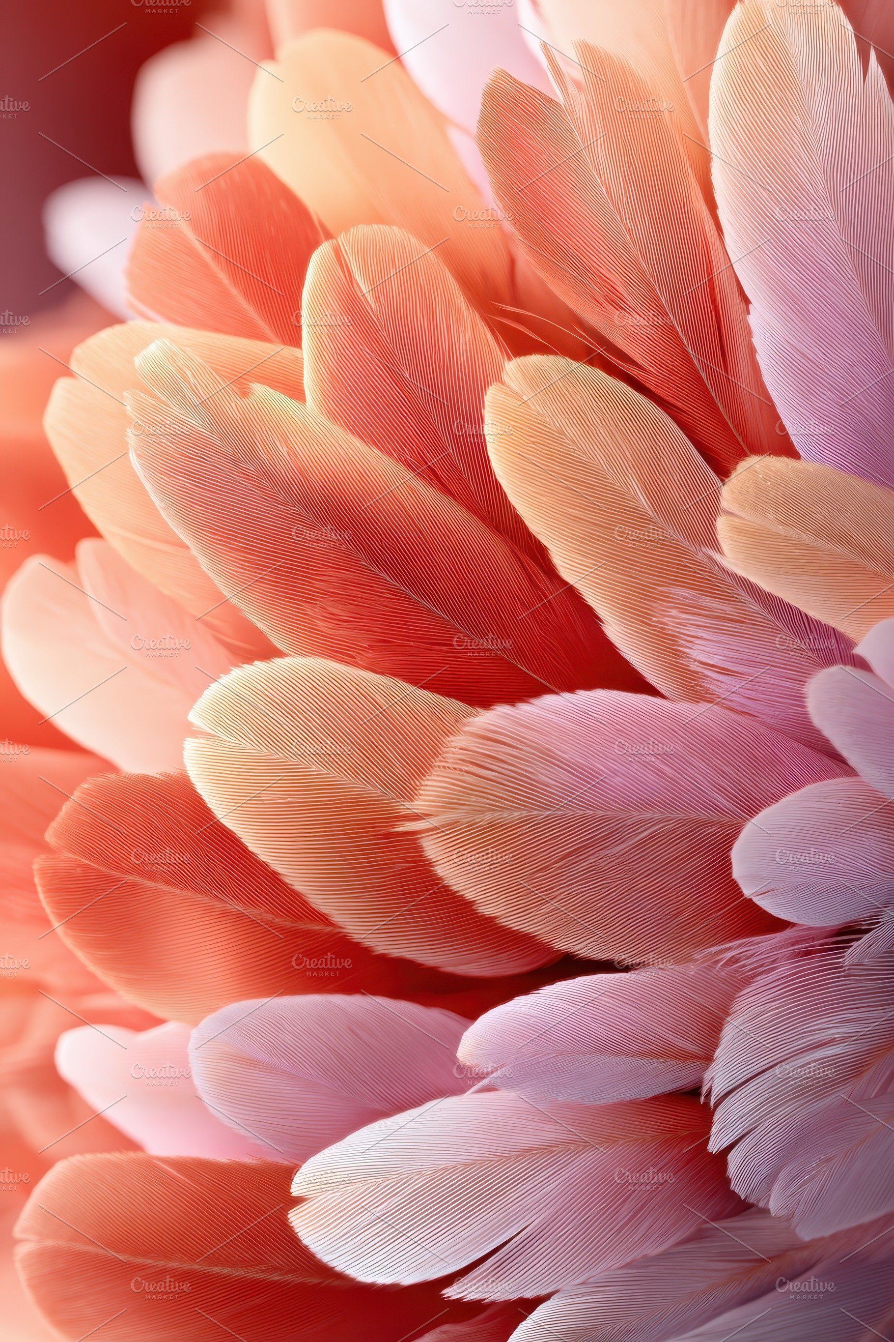 Close-up of delicate bird feathers, a Nature Photo by AlyaAnd