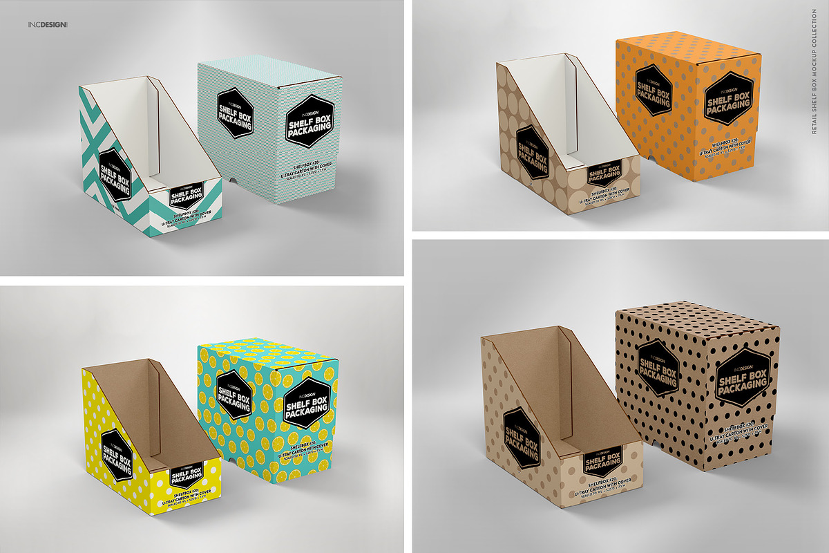 Retail Shelf Box 20 Packaging Mockup, a Packaging Mockup by INCDesign (Photo 4 of 6)