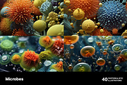 Microbes. 40 images, a Healthcare Illustration by Handmadefont (Thumbnail 10 of 11)
