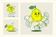 Lemon Fruit Cartoon Character, a Food Illustration by ™Creasi (Thumbnail 4 of 7)