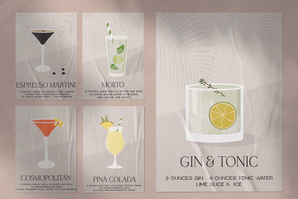 COCKTAIL O'CLOCK | Prints & Posters, a Decorative Illustration by millering (Photo 5 of 13)