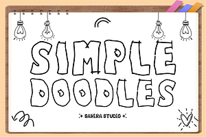 Simple Doodles - Cute Sketch Font