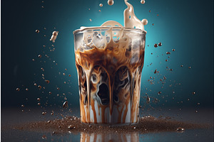 Iced Coffee. Generate Ai