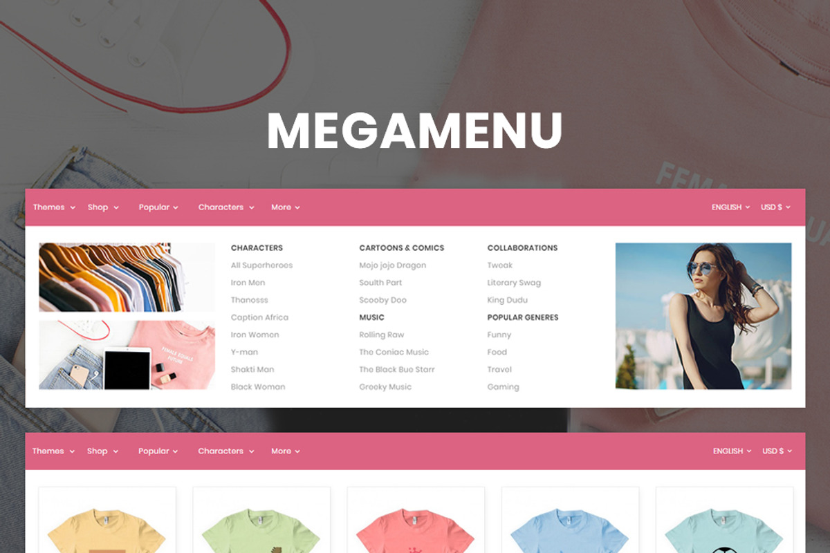 Cesro - PrestaShop T-shirt Shop, a Bootstrap Template by Pichforest Studio (Photo 5 of 10)