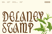 CS Delaney Stamp, a Sans Serif Font by Craft Supply Co. (Thumbnail 1 of 8)
