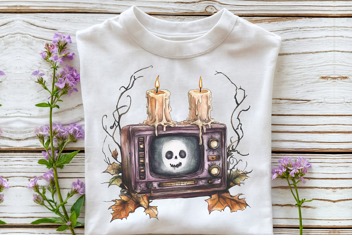 Creepy and Cozy Halloween-Clipart, an Illustration by CraftArtStudio (Photo 4 of 6)