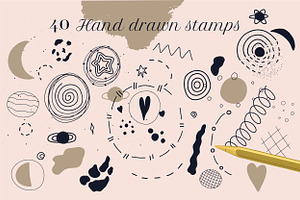 Cosmic Stamps, Space Brushes