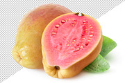 Yellow guava with pink flesh, an Object Graphic by Fruits+Veggies (Thumbnail 4 of 4)