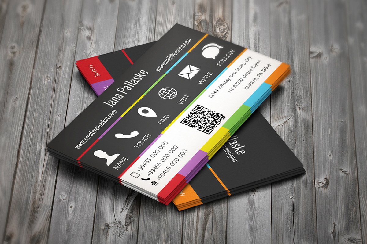 Personal Business Card, a Business Card Template by Brandmax.pro