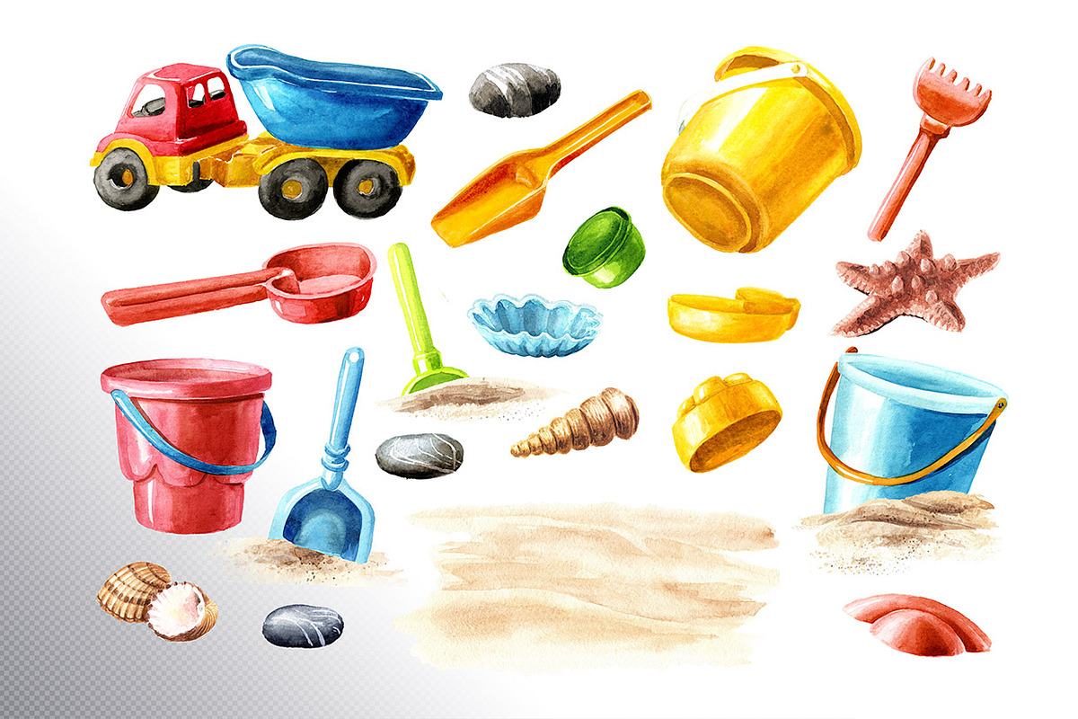 On the Sunny Sand, a Seasonal Illustration by Daria Ustiugova (Photo 10 of 11)
