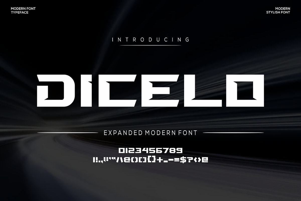 Dicelo Font, a Sans Serif Font by agusariyadi